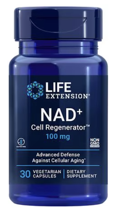 Life Extension NAD+ Cell Regenerator 100 mg Nicotinamide Riboside, 30.0 ea